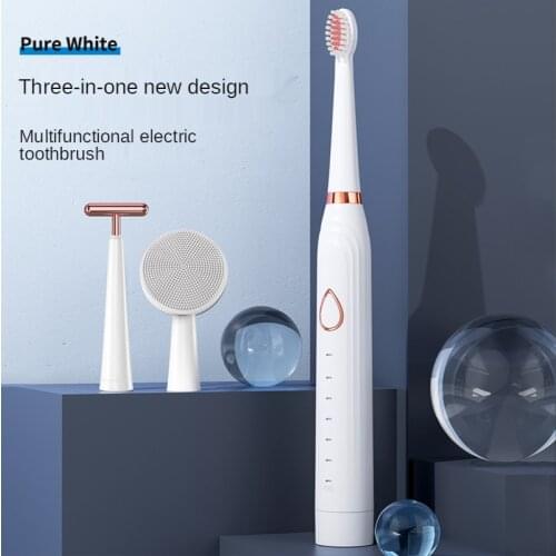 Xiaomi USB Ultrasonic Vibrating Electric Toothbrush Mijia T100 Multifunction Thin Face Cleansing Brush Xiomi DuPont bristles