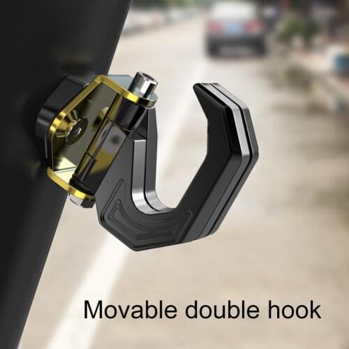 Universal Metal Motorbike Motorcycle Scooter Dual Hook Luggage Helmet Carry Hanger for ATV Dirt Bike Scooter Car Accessories