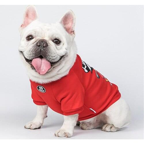 Winter Dog Hoodies New Year Dog Clothes Coat Cat Pomeranian Poodle Schnauzer Pug French Bulldog Clothing Doggie Apparel Costume