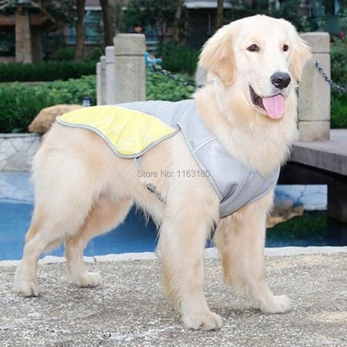 5pcs/lot Dog Vest Dog Summer Cool Clothes Pet Cool Clothe Breathable Heat stroke Cooling Non-irritating Fiber Vest
