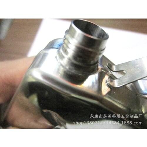 50pcs/lot 5 oz Jerry Can Liquor Hip Flask Stainless Steel Fuel Petrol Gasoline Stylish Funnel