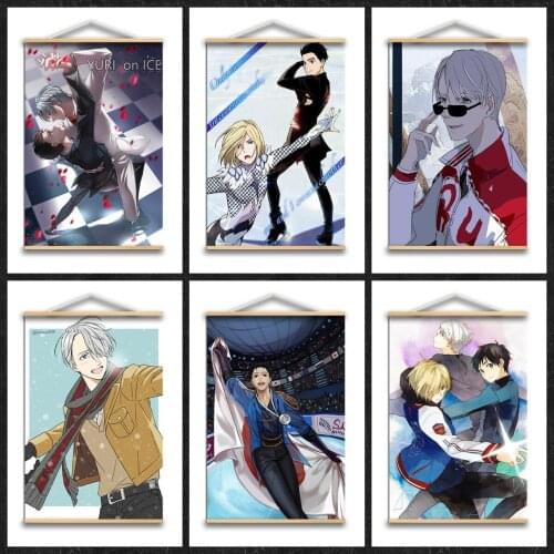 Yuri on Ice Victor Nikiforov Anime Posters Canvas Painting Wall Art Decoration Painting Home Decor Anime Picture Room Decor