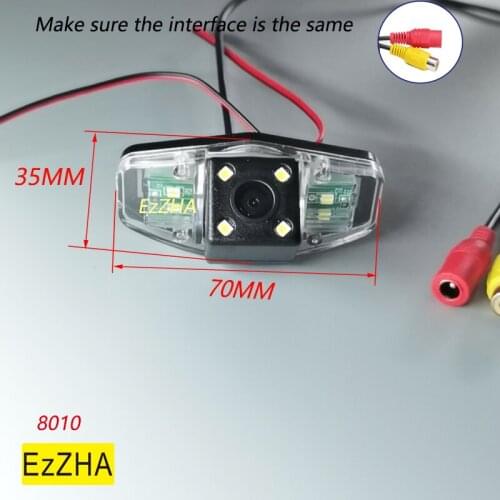 Car CCD HD Night Vision Backup Rear View 4 8 12 led Camera Waterproof Parking Assistance For Honda Accord 2001- 2006 2007-2010