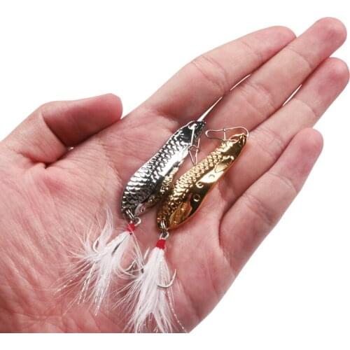 1pcs Metal 5g/7g/10g/15g Fishing Lures Wobbler Spinner Bait Spoon Artificial Bass Hard Sequin Paillette Fishing Accessories