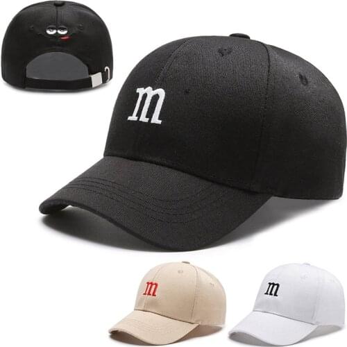 Childrens Kid Baseball Cap for Girls Boy Hats Sunscreen Baby Hat Hip Hop M Letter Embroidered Cute Kids Caps 4-8Y