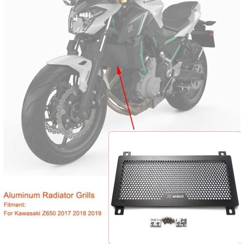 For Kawasaki Z650 2017 2018 2019 Motorbike Radiator Grills Grille Guard Cover Protection For Kawasaki 2017 2018 2019 Z650 Z 650