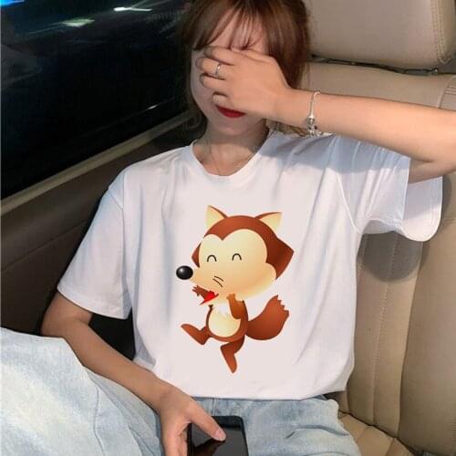 Short Sleeve Funny Print T Shirt Women Harajuku Spoof Personality T Shirt Loose Top Tee Funny Women Short Sleeve T-shirt