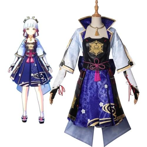 Genshin Impact Ayaka Cosplay Costume Ayaka Dress Cosplay Custom Made