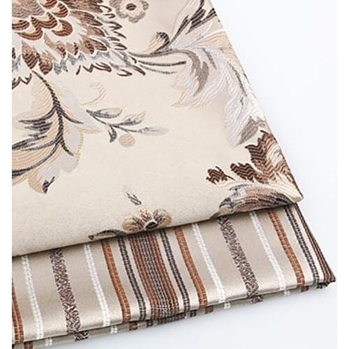 HLQON yarn dyed thick Fabric For DIY Quilting & Sewing Sofa,Table Cloth,Curtain,Bag,Cushion Material patchwork tissu