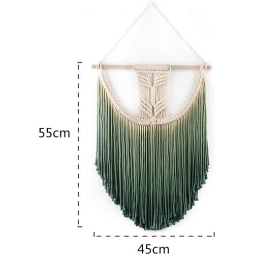 Macrame Large Wall Hanging - Macrame Wedding Hanging Backdrop - Ombre Wall Mural - Dipdyed Yarn Wall Hanging Tapestry - Macrame