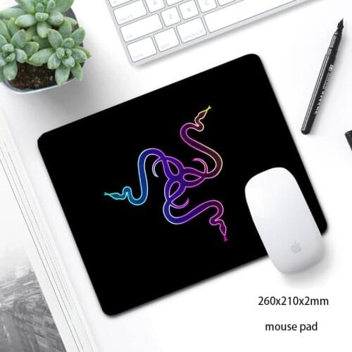 Razer Small Mouse Pad Gaming Accessories Speed Computer Keyboard PC Mousepad Gamer Rubber Carpet non-skid fashion mouse pad