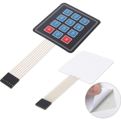 Matrix Array 12 Key Membrane Switch Keypad Keyboard For AVR 4 x 3