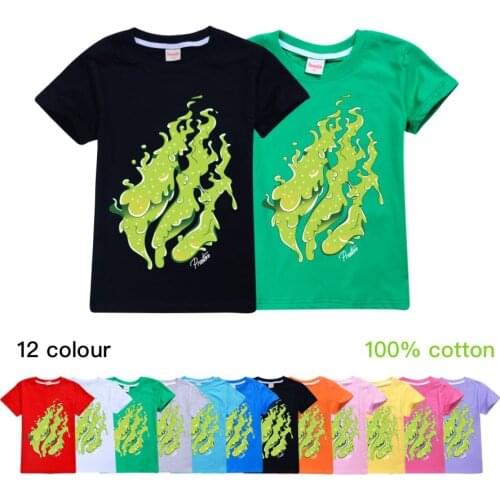 Fashion Summer T Shirt For Children Big Boys Girl PRESTONPLAYZ Colour 3d Printed Preston Playz 2020 Tops Kids Grinch Clothes