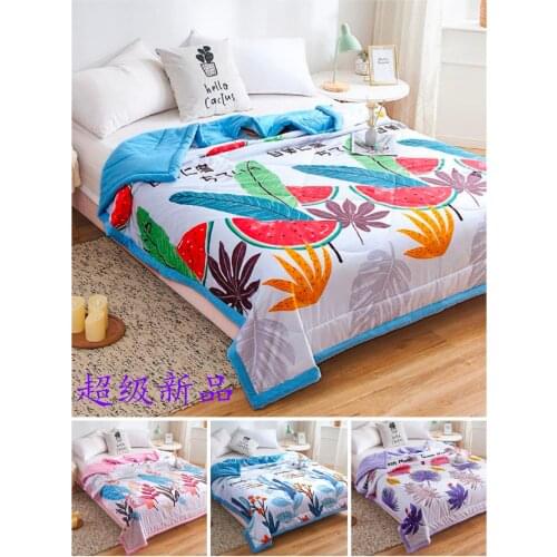 Washed Cotton Summer Summer Cool Quilt Air Conditioning Quilt Sofa Bedroom Bed Home Decoration Soft And Comfortable Summer Quilt