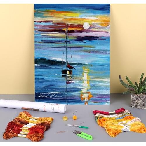 My Last Dream Printed Canvas 11CT Cross Stitch Complete Kit DIY Embroidery DMC Threads Handiwork Needlework Magic