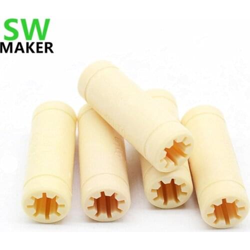 SWMAKER 2pcs Plastic linear bearing LM6LUU, RJMPT-01-06 6x12x30mm for Reprap ultimaker 3D printer parts High-quality