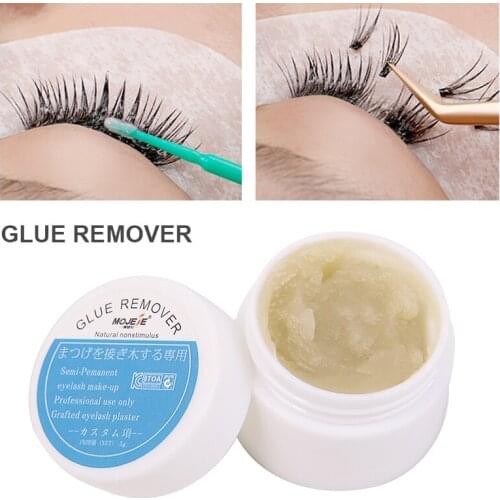 Grafting Eyelash Extension Remover Glue 5g Non-irritating Plant Adhesive Gel Remover Eye Lashes Make Up Remover Cream T0746