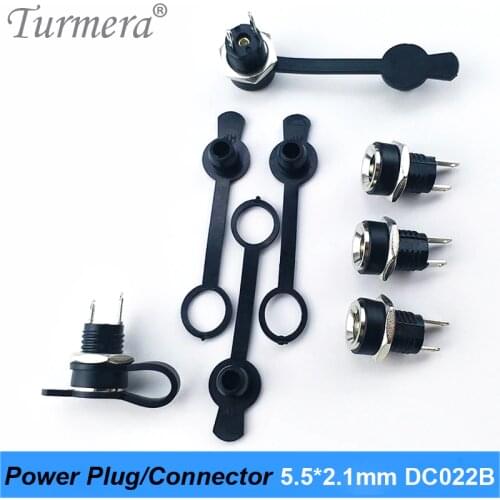 DC Power plug connector for diy dc waterproof jack connector DC022B 5.5 X 2.1 mm 5pieces/lot