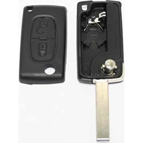 3 Button Folding Key Case Portable 3 Button Plastic Car Trunk Key Case Car Accessories Durable Car Key Case