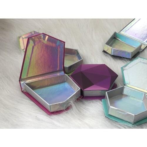 Eyelash Packaging Box With Tray Square Wholesale Diamond Faux Cils 25mm Mink Eye Lashes Magnetic renovate Case Make Up Tools