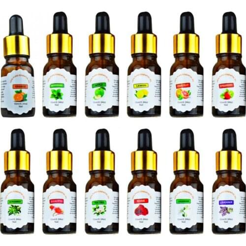10ml Car Natural Plant Essential Air Humidifier Freshener Water Soluble Perfume Oil Air Fresher Fragrances Deodorants