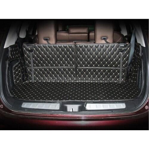 Top quality! Special trunk mats for Nissan Pathfinder 7seats 2016 waterproof boot carpets for Pathfinder 2017-2013