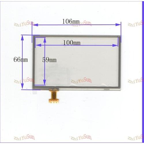 045026 NEW for Garmin Zumo 660 4.3inch 4 lins touchsensor for GPS car DVD Touch sensor glass digitizer panel