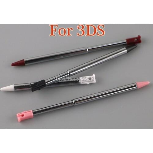 300pcs Replacement Metal Stylus Touch Screen Pen For 3DS Metal Retractable Stylus Touch Pen