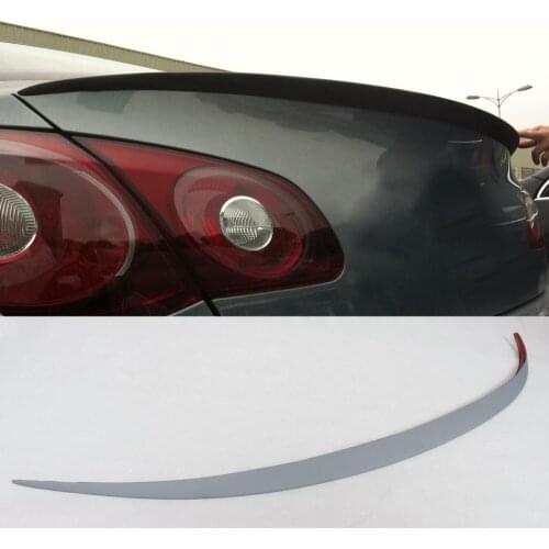 Car Rear Trunk Wing Spoiler For Volkswagon VW Passat CC Sedan 4 Door 2008-2012 Rear Spoiler Wing Boot Lip Grey PU Unpainted