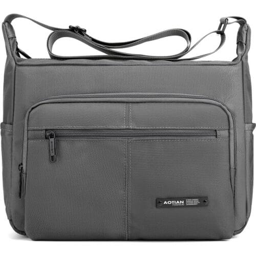 AOTIAN Brand Mens Shoulder bag Casual Crossbody Bag Outdoor Sports Man Messenger Bag High Quality Nylon Business Male Handbags