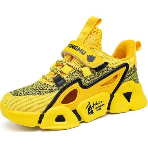 Boys Net Shoes 2021 New Summer Single Net Hollow Breathable Shoes Children Baotou Sandals Soft Sole