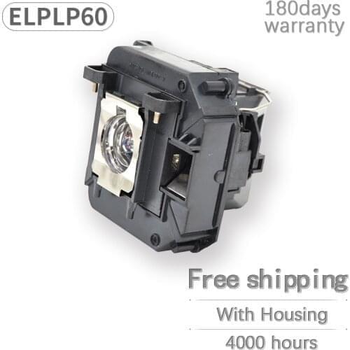 ELPLP60 /ELPLP61 Replacement Projector Lamp with Housing for EPSON 425Wi 430i EB-95 H382A H383A H384A PowerLite 420 425 905