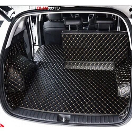 Good quality Special trunk mats for Hyundai Creta 2018-2014 waterproof boot carpets cargo liner for Creta 2016 styling