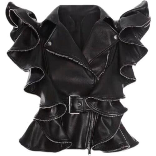 NINA ELIZA Women's Leather Jackets