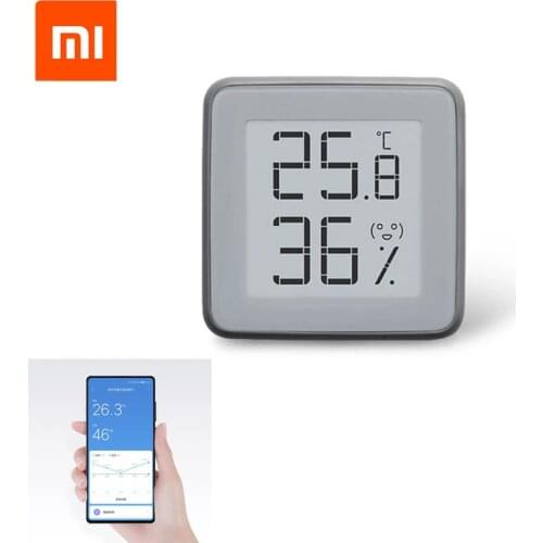 Upgrade Version Xiaomi MMC E-Ink Screen BT2.0 Smart Bluetooth Thermometer Hygrometer Works with MIJIA App Home Gadget Tools