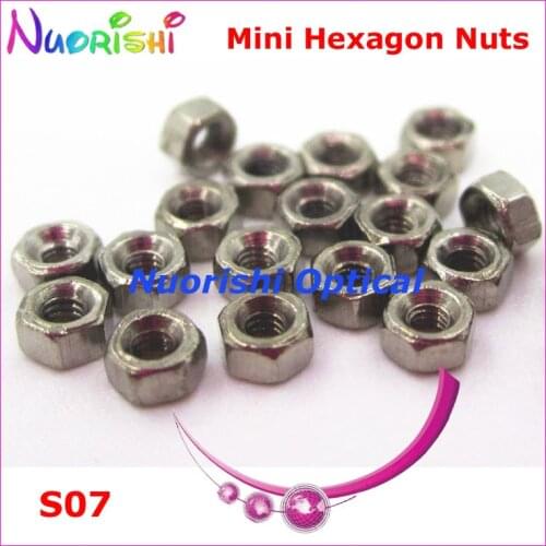 S07 10000pcs Glasses Eyewear Eyeglass Sunglasses Sunglass Mini Screw Caps Nuts Screws Size 1.4mm 1.2mm Free Shipping