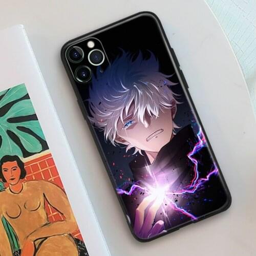 Satoru Gojo Jujutsu Kaisen Art For IPhone Se 6 6s 7 8 Plus X XR XS 11 12 Mini Pro Max Glass TPU Silicone Phone Case Cover Shell