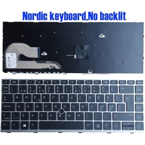 Nordic keyboard for HP MT44 MT45 MOBILE THIN CLIENT