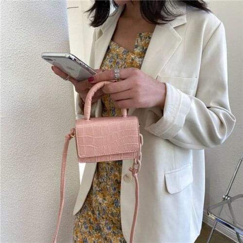 Retro Trend Women Totes Shoulder Bags Female Leather Solid Color Chain Mini Purses and Handbag Fashion Exquisite Shopping Bag