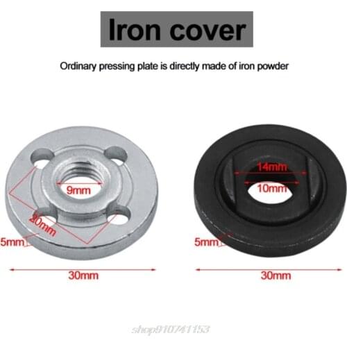 2pcs/set Angle Grinder Lock Nut Inner Outer Flange Metal Pressure Plate for Type 100 Polishing Machine D02 20 Dropshipping