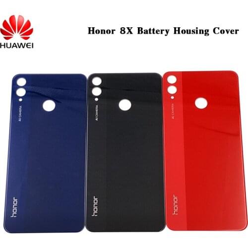 Huawei Honor 8X Battery Back Cover Rear Door Housing Panel Glass Phone Replacement Repair Parts For Honor 8X Housing Shell "6.5"