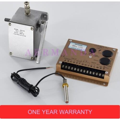 Generator parts ADC120 12V or 24V actuator+ESD5500E speed controller governor+MSP6729 Magnetic Speed Sensor
