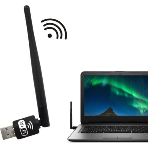 150Mbps External USB WiFi Dongle Adapter Wireless Network Card with Antenna