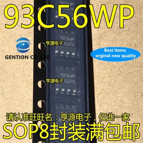 20Pcs M93C56-WMN6TP Silkscreen 93C56WP SOP-8 in stock 100% new and original