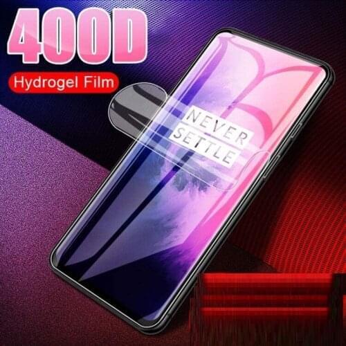 400D Hydrogel Film For Oneplus 7 7T Pro 5G Screen Protector Full Cover For Oneplus 7 Full Protective Film Not Glass