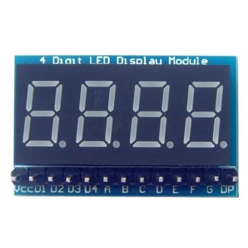 4-Digit 8 Paragraph LED Display Board Parallel Digital Tube Display Module