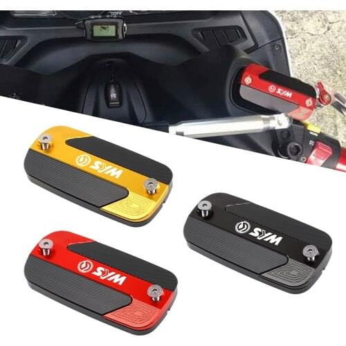 5 Color LOGO SYM For SYM T2 T3 MAXSYM 400 400i 600 600i Motorcycle Front Brake Fluid Fuel Reservoir Cap Oil Tank Cover