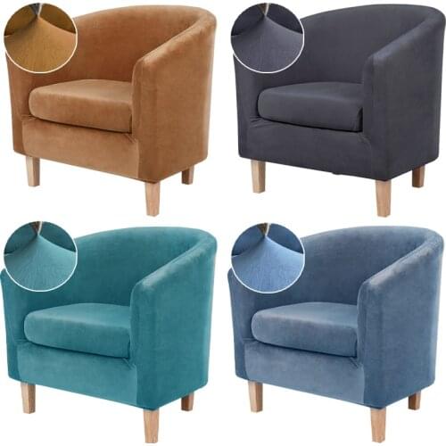 Velvet Recliner Chair Covers Couch Covers Armchair Slipcover All-inclusive Elastic Cyber Cafe Hotel Sofa Protector Cover