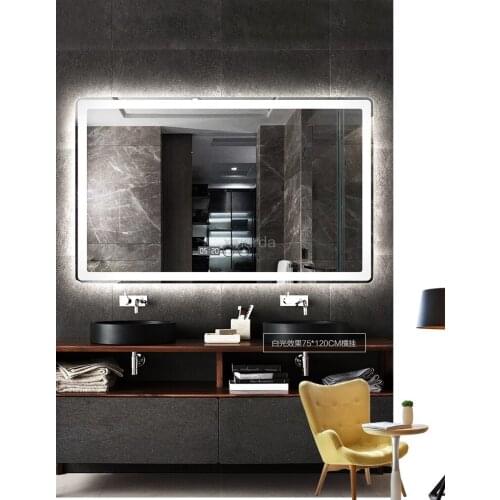 CTL305 Wall-mounted Led Bathroom Mirror Intelligent HD Bath Mirror Explosion proof Anti-fog Mirror White/Warm light 110V/220V