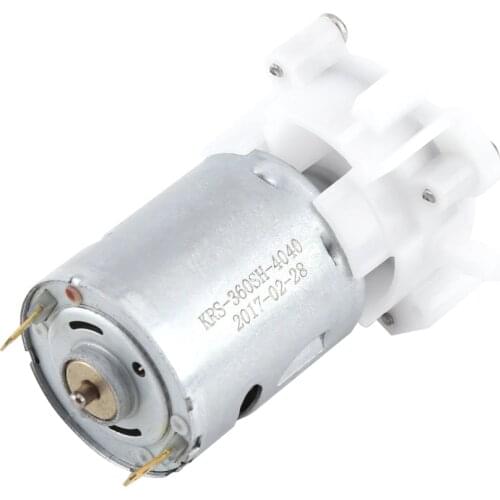 DC 3-12V Mini Self-priming Gear Pump Aquarium Water Pumping Tool with RS-360SH Motor